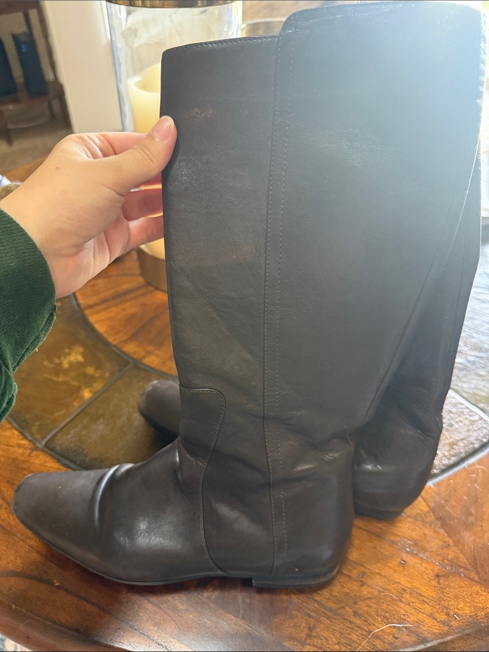 Women's Lloyd leather boots.